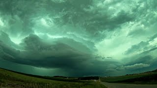 Waterloo, IA , Davenport, IA Supercell Thunderstorm From Hell,Damaging winds & Power Flash 7-11-2020