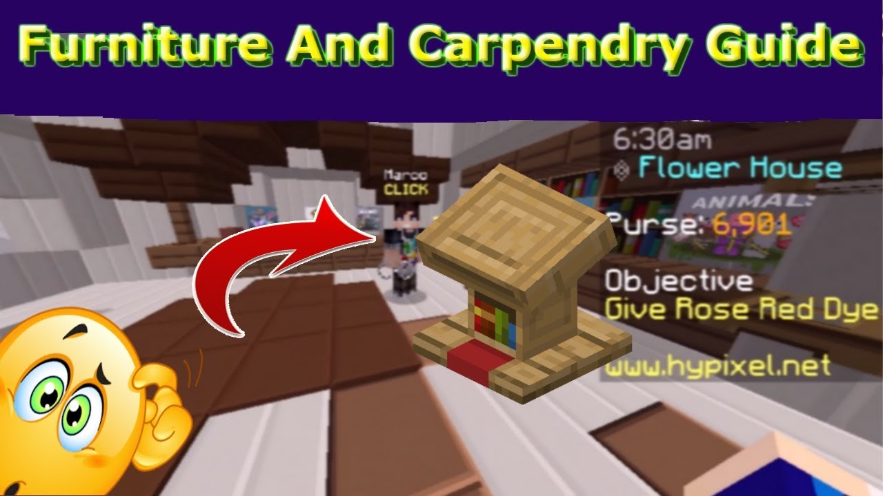 FURNITURE AND CARPENDRY GUIDE! (Full Tutorial) Hypixel Skyblock YouTube