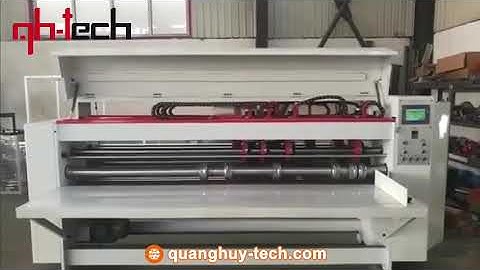 Máy cắt chia khổ carton | Quang Huy Tech