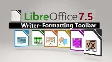 Formatting Toolbar in Libre office Writer