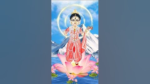 🌸 ॥Debi Mahagouri॥🌸 drawing from॥Noborupe Debi Durga॥Zee Bangla Mahalaya 2024#noborupedebidurga