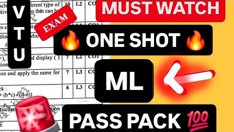 ML SUPER IMP 2025 VTU💯🤩 | BCS602 MACHINE LEARNING Model Paper Solutions + PYQs | 22 Scheme #vtu #cse