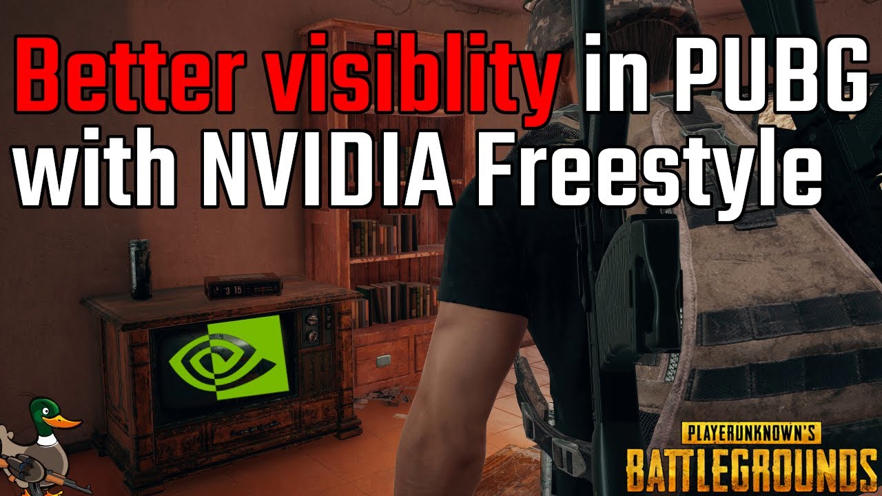 Better Visibility In Pubg With Nvidia Freestyle Youtube