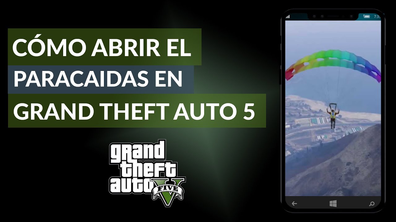 ¿Cómo Abrir el Paracaídas en GTA 5? ¡Muy Fácil! Grand Theft Auto 5