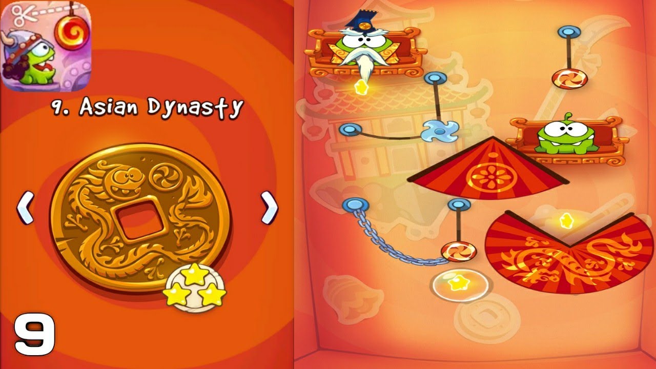 Cut the rope: Time Travel - Asian Dynasty Gameplay Walkthrough # ...