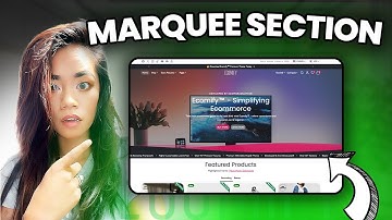How To Configure Marquee  Section on Ecomify Theme