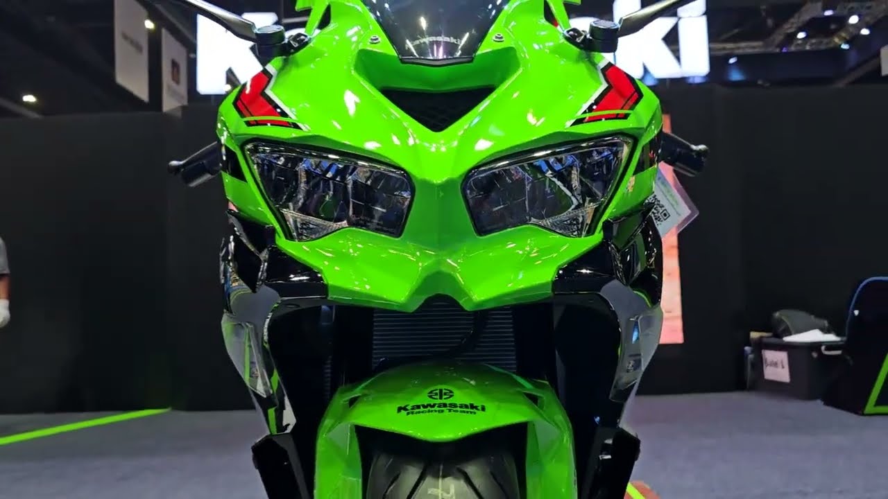Kawasaki Ninja ZX4R LIME GREEN / EBONY SE 2024 - YouTube
