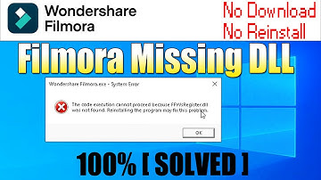 [SOLVED] How to Fix the Issue: FCommonView.dll Not Found in Filmora | ffwsregister.dll