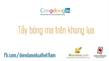 Tẩy bóng ma trên lưới dùng chất gì ? Làm thế nào ? - Congdongin.com
