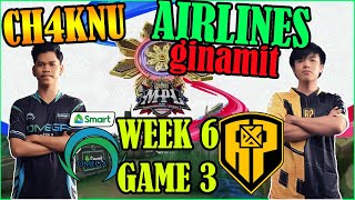 How CH4KNU Defeated The M5 CHAMPION "APBREN" | AIRLINES Maagang Nilabas #mlbb #mplph #ch4knu