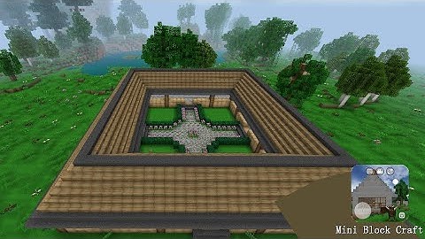 Mini Block Craft || How to build a simple survival house || part-26 ||