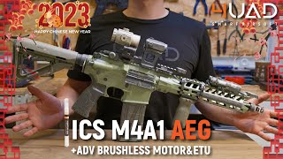 Toy Gun ASMR - ICS M4 + ADV Brushless motor/ECU - AEG