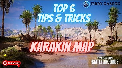 TOP 6 KARAKIN MAP TIPS AND TRICKS | TIPS AND TRICKS| PUBG MOBILE BGMI| JERRY GAMING