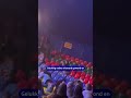 Tijger springt over net en belandt in het publiek