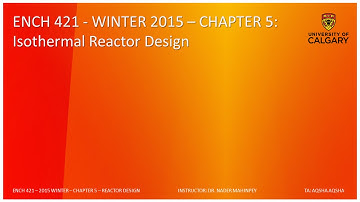Chemical Reaction Engineering Lecture Ch 5   Isothermal Reactor Design Part 3