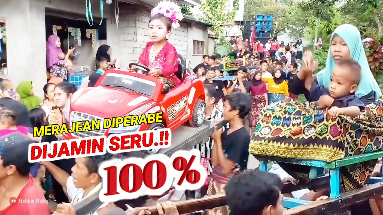 Merajean Paling Seru Dan Rame Di Desa Perabe‼️ Bersama Kecimol Permata