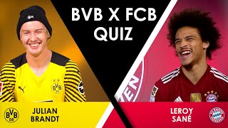 BVB x FCB Quiz with Leroy Sané & Julian Brandt | Klassiker Dortmund - FC Bayern screenshot 5