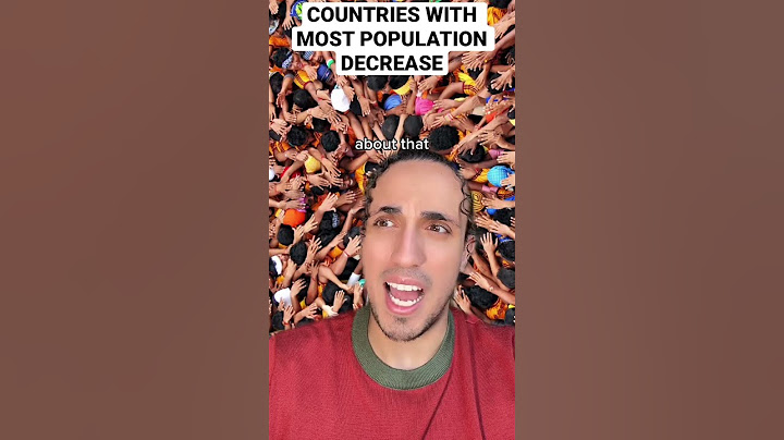 Countries With Most Population Decrease