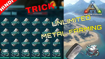 Unlimited metal and biotoxin farming | ARK MOBILE | ARK EXTRAS