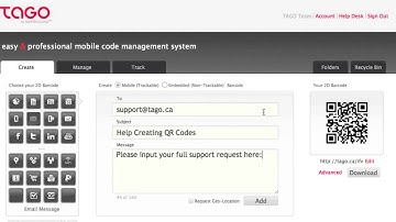 Email Message QR Code Generator | TAGO
