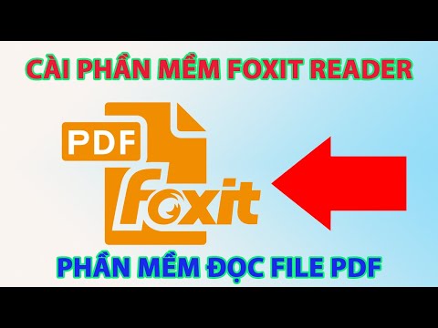 Cách cài foxit reader phần mềm đọc file pdf