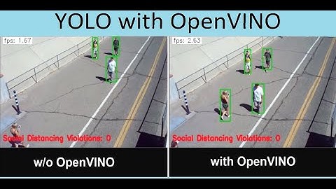 YOLO increase FPS with OpenVINO Toolkit | Performance comparison | Computer Vision Project