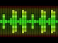 Vintage equalizer music bars audio meter loop visualizer background 4k free