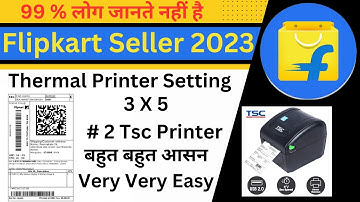 Flipkart New Shipping Label 3*5 How to setup / Top 2 Tsc Printer / Flipkart Printer Setting Explain.