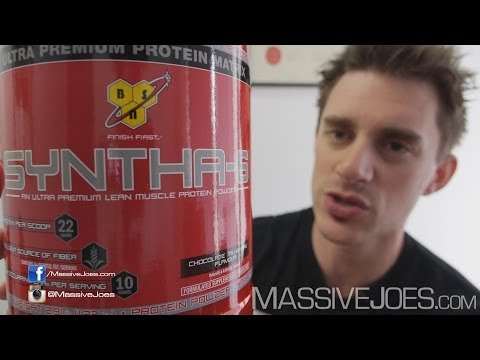 BSN Syntha-6 Meal Replacement Protein Powder Review - MassiveJoes.com RAW REVIEW Syntha6 Six