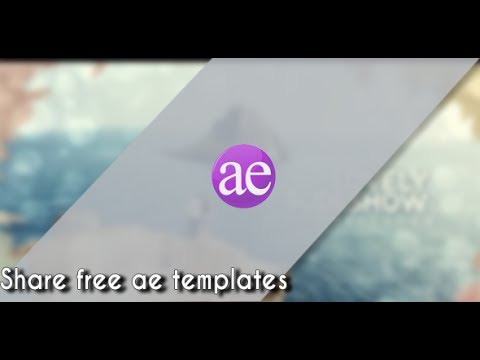 cca Lovely Ink Parallax Slideshow Opener Free After Effects Templates