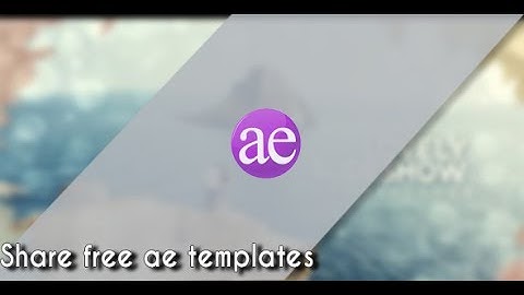 Lovely Ink Parallax Slideshow Opener Free After Effects Templates