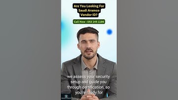 Quick Guide to Saudi Aramco Vendor ID Success | Cyber Safe Technology #aramcovendor #aramco