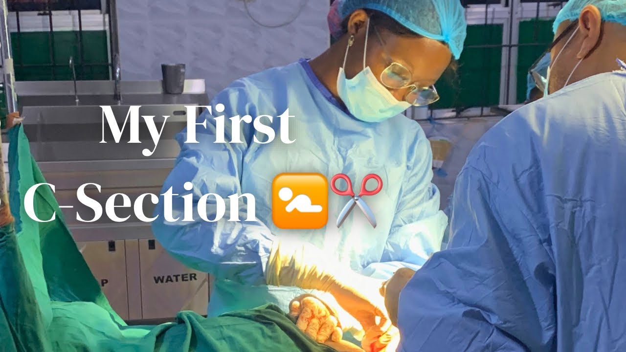 I Assisted in My First C-Section Surgery 👩‍⚕️✂️