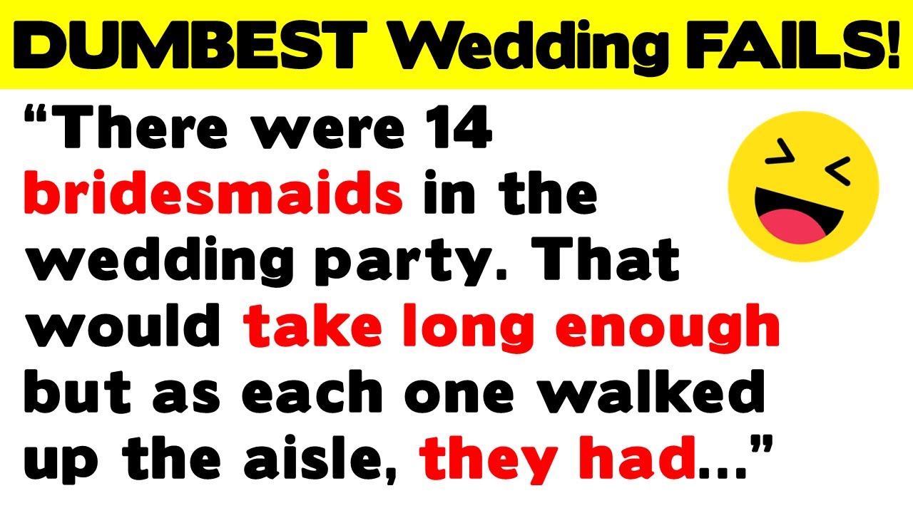 DUMBEST, Funniest, Craziest Wedding FAILS!