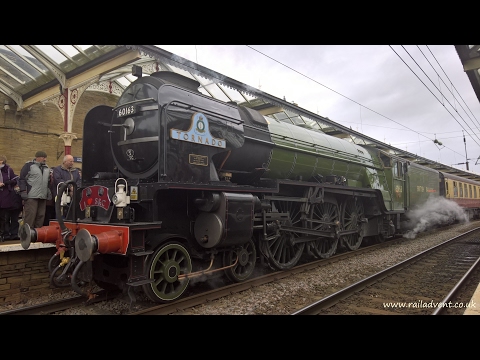 60163 'Tornado' Replaces Diesel on the Settle & Carlisle! - 2017 (4K)