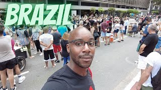 The Busiest Street In Sao Paolo Brazil Avenida Paulista