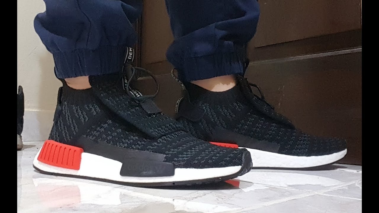 Unboxing Adidas NMD_TS1 Primeknit Shoes 
