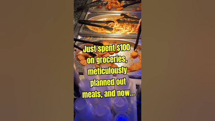 Just spent $100 on groceries, meticulously planned out meals, and now...