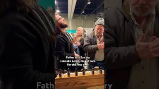 FATHER AND SON try JimBob’s Grizzly Beard Care for the first time. #reaction #beard #beardoil