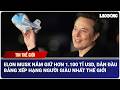 Elon Musk nắm giữ hơn 1.100 tỉ USD, dẫn đầu bảng xếp hạng người giàu nhất thế giới | Báo Lao Động