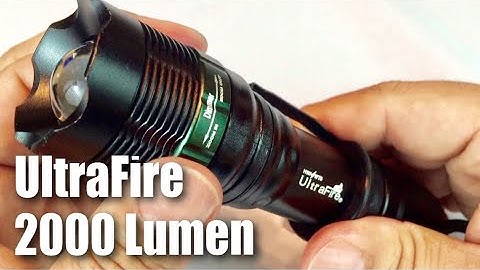 Ultrafire CREE XM-L T6 Zoomable 2000 Lumen Tactical LED Flashlight Torch Lamp