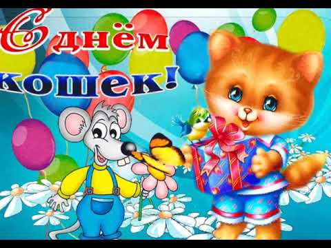 Красивое поздравление с днём кошек ! 8 августа день кошек , с праздником котики мои !