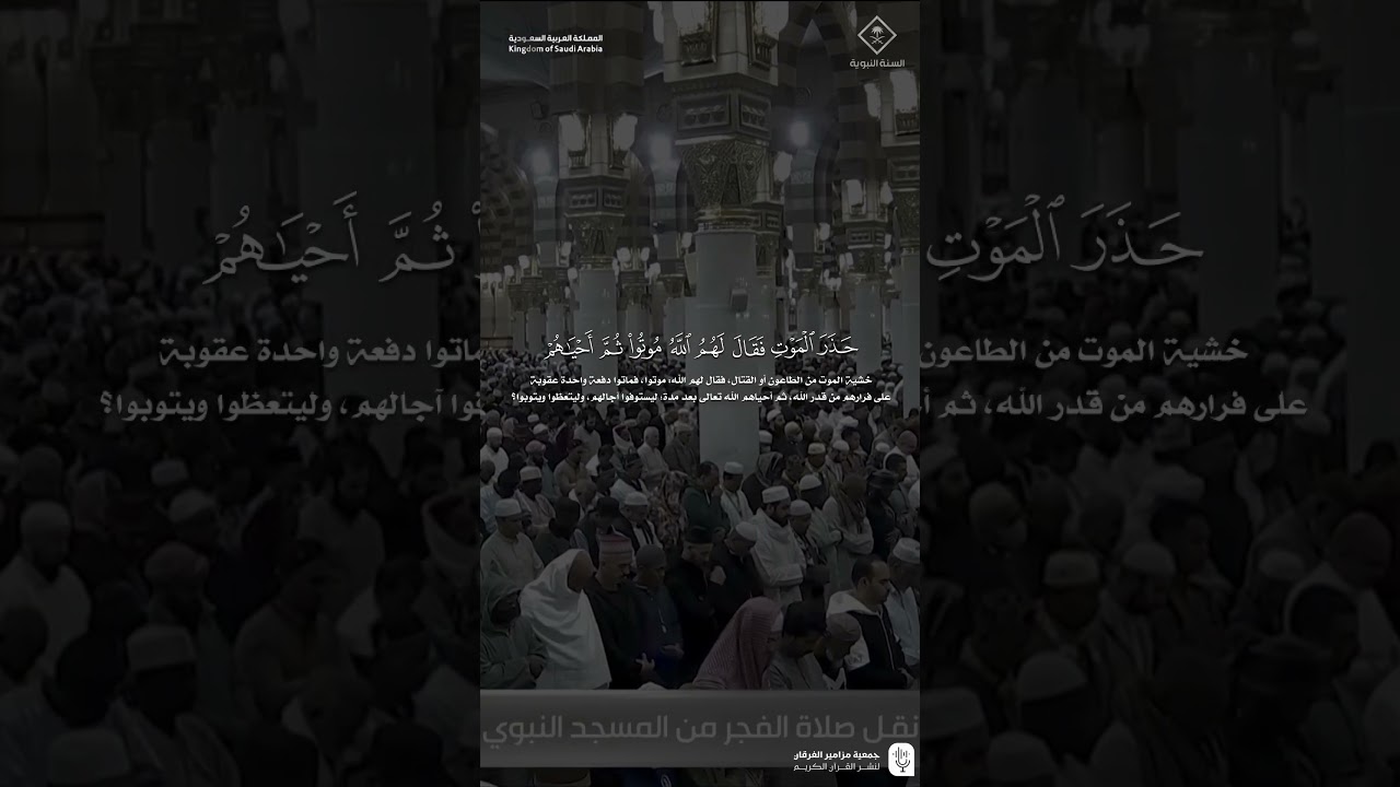 مقتطف من تلاوة فضيلة الشيخ #محمد_برهجي من صلاة الفجر 22 جمادى الآخرة 1447هـ