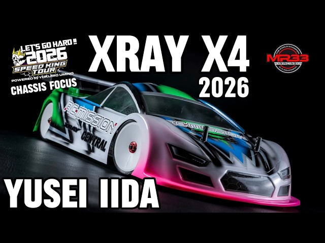 Iida's XRAY X4 2026 Speed ​​King Chassis Focus - Super Radio