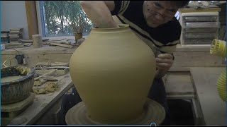 実践 大きな壺を挽く！プロの陶芸家が作り方を解説 how to make big