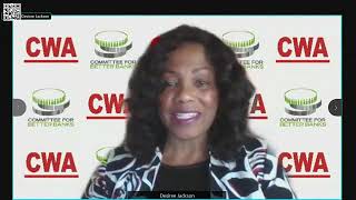 CBB member Desiree Jackson speaks during Senate Committee Hearing