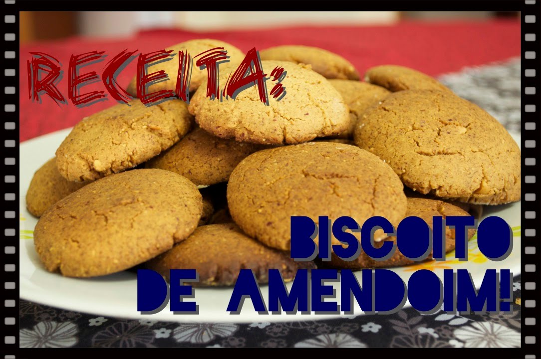 RECEITA: BISCOITO DE AMENDOIM