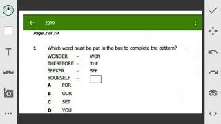 Solving special paper 1 pattern question