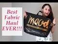 My Mood Fabric Haul - FIRST and BEST EVER!