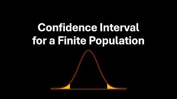 Confidence Interval for a Finite Population